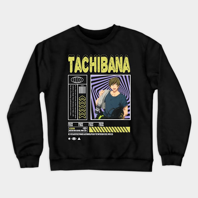 Makoto Tachibana free Crewneck Sweatshirt by AssoDesign